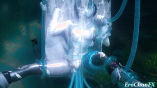 Jane Doe underwater tentacles & egg insertion