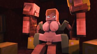 Minecraft Porn Animation: Dude Experiencing Nether for the Very First Time