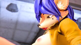 Sly Cooper hentai anime - Carmelita Makes a Deal with Flint