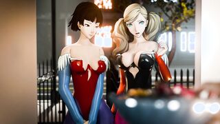 Makoto Niijima & Ann Takamaki Persona 5 Porn - Trick or Treat II