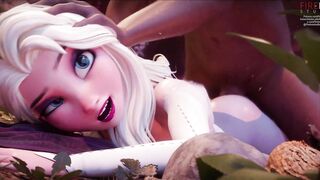 Frozen - Elsa 5th Spirit Anal Creampie