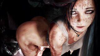 Monster Carrying Lara & Pounding Her Roughly