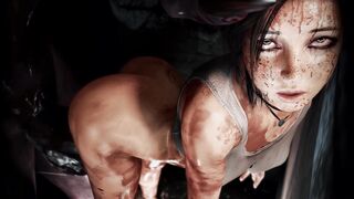 Monster Carrying Lara & Pounding Her Roughly