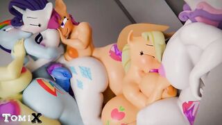 My Little Pony Futanari Orgy