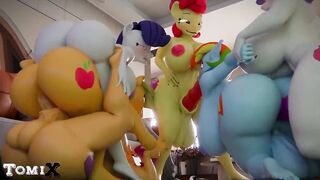 My Little Pony Futanari Orgy