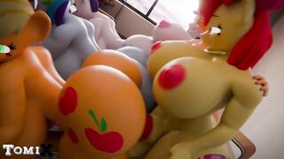 My Little Pony Futanari Orgy