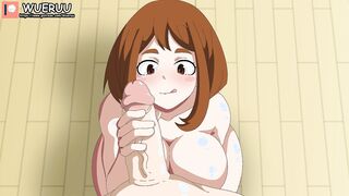 Uraraka Ochako Handjob [wueruu]