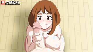 Uraraka Ochako Handjob [wueruu]