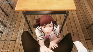 Schoolgirl Dva Late for Detention