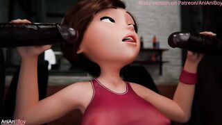 Helen Parr's Hot Workout Turns Into a BBC Fuck Session