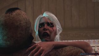 Desire's Cube - Ciri Clashes with Orc in 3D Adult Animation [26RegionSFM]