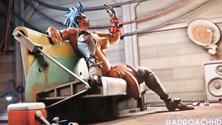 Mei & Junker Queen Gym Session - Hardcore 3D Porn Animation Video