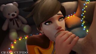 Tracer Gently Sucking on Christmas