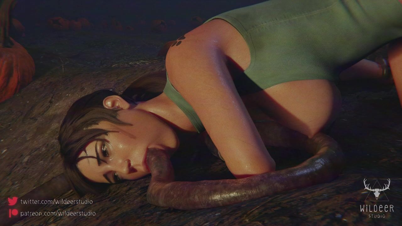 3d Tentacles - Lara Croft Destroyed by 3D Tentacles in Bizzare Tomb Raider Porn Animation